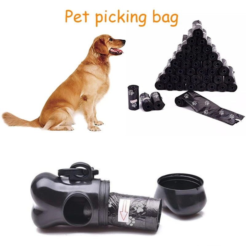 Dog Poop Bags with free bone dispenser (min 50 Rolls, bag size 22cmX28cm for small dogs)
