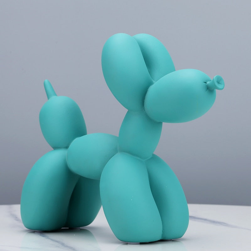 Matte Poodle Balloon Art Sculpture Holder