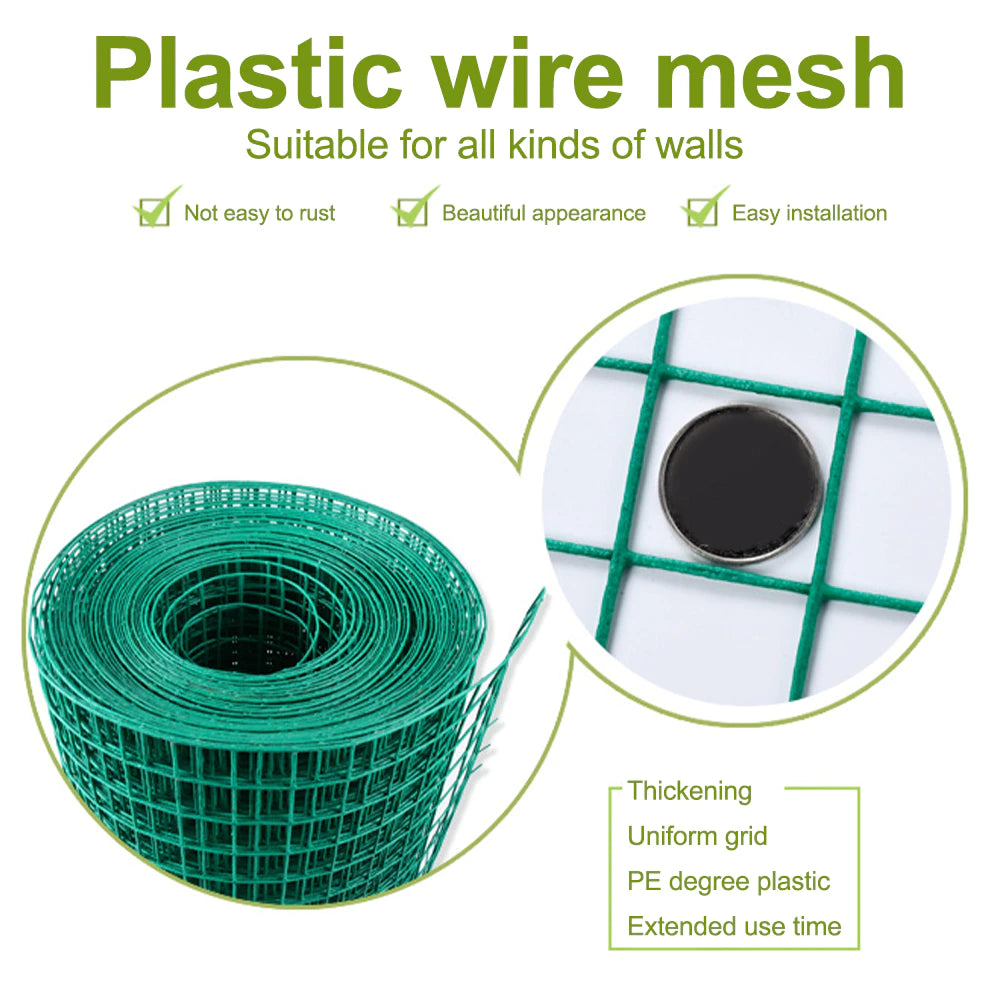 Green Iron Wire Mesh Safety Fence