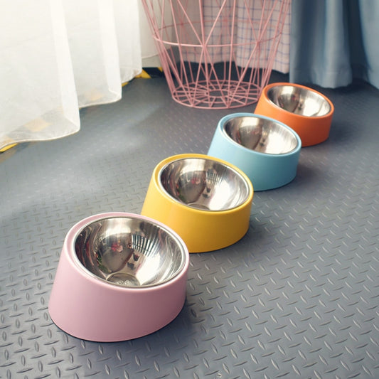 Bright and Shine Tilted Bowls for Dogs