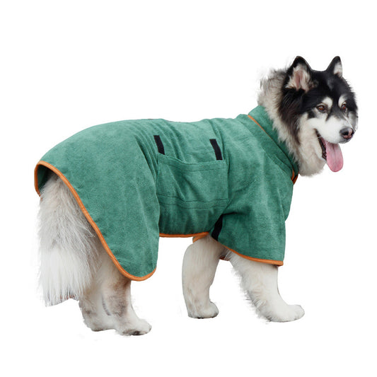 Absorbent Dog Bathrobe Towel