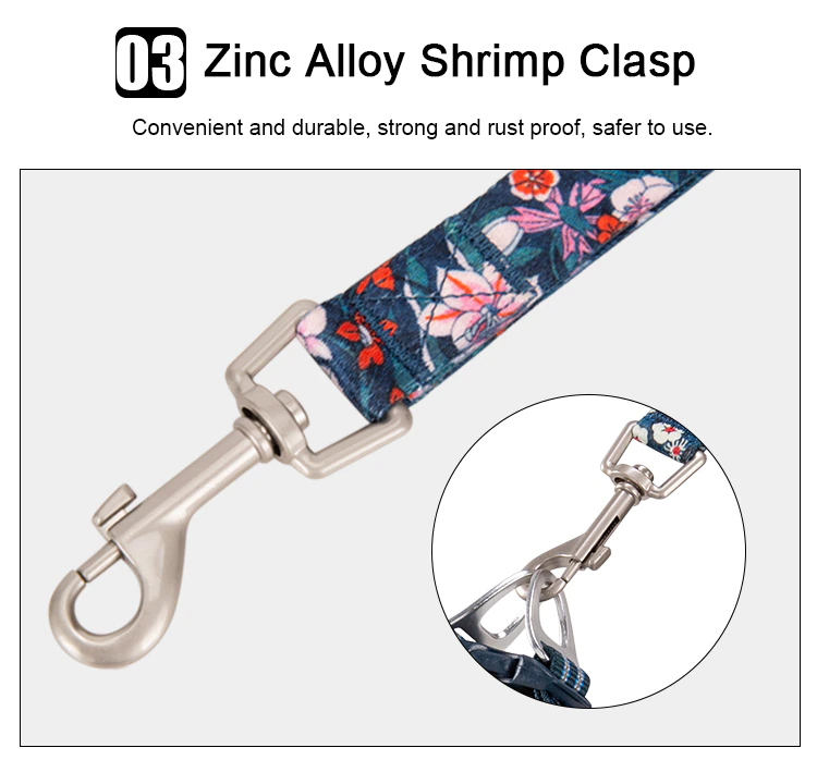 Truelove Floral Dog Leash (Multi-Loop design)